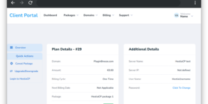 HestiaCP Server plugin for ClientExec