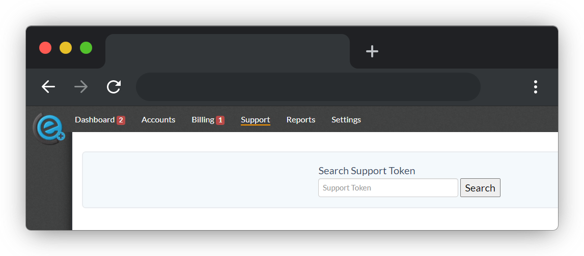 PinSupportSearchToken